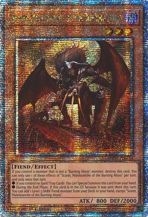 Scarm, Malebranche of the Burning Abyss [RA04-EN233] Quarter Century Secret Rare - Yu-Gi-Oh! - Card Brawlers | Quebec | Canada |