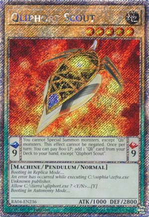 Qliphort Scout [RA04-EN236] Platinum Secret Rare - Yu-Gi-Oh! - Card Brawlers | Quebec | Canada |