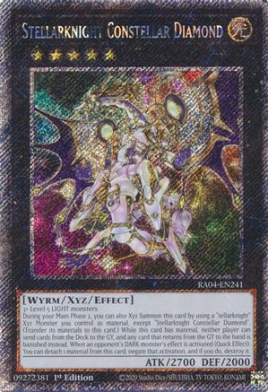 Stellarknight Constellar Diamond [RA04-EN241] Platinum Secret Rare - Yu-Gi-Oh! - Card Brawlers | Quebec | Canada |
