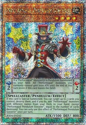 Performapal Pendulum Sorcerer [RA04-EN242] Quarter Century Secret Rare