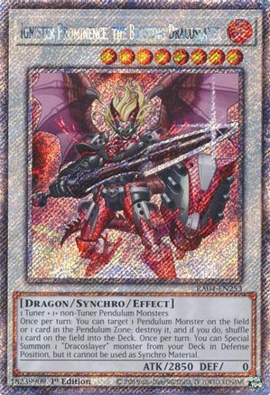 Ignister Prominence, the Blasting Dracoslayer [RA04-EN253] Platinum Secret Rare - Yu-Gi-Oh! - Card Brawlers | Quebec | Canada |