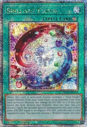 Brilliant Fusion [RA04-EN254] Quarter Century Secret Rare - Yu-Gi-Oh! - Card Brawlers | Quebec | Canada |