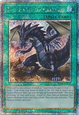 The Fang of Critias [RA04-EN255] Quarter Century Secret Rare - Yu-Gi-Oh! - Card Brawlers | Quebec | Canada |