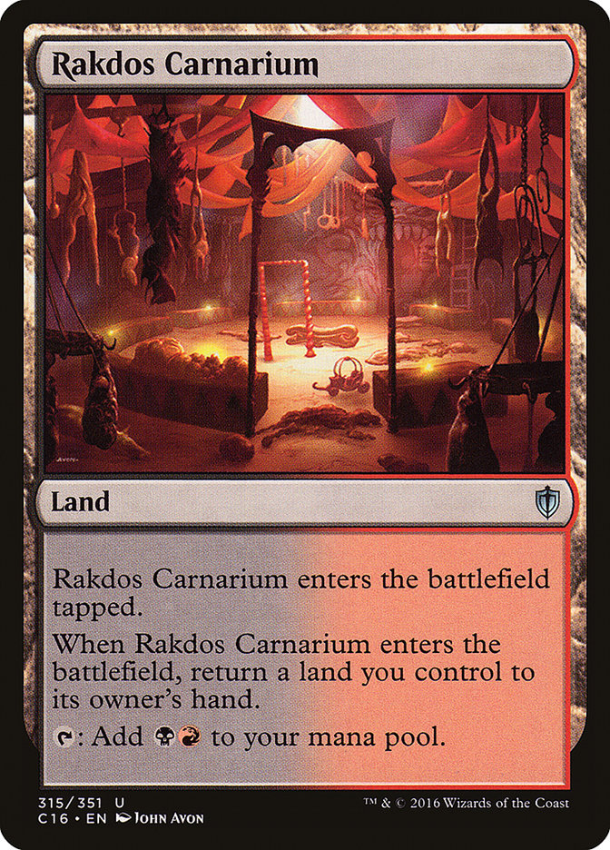 Rakdos Carnarium [Commander 2016] - Magic: The Gathering - Card Brawlers | Quebec | Canada |