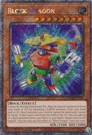 Block Dragon [RA04-EN268] Platinum Secret Rare - Yu-Gi-Oh! - Card Brawlers | Quebec | Canada |