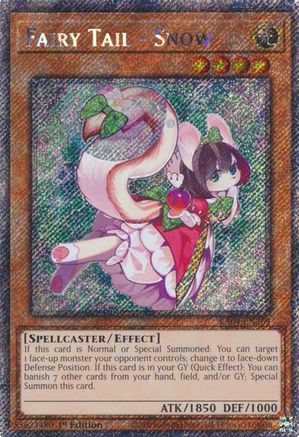 Fairy Tail - Snow [RA04-EN269] Platinum Secret Rare - Yu-Gi-Oh! - Card Brawlers | Quebec | Canada |