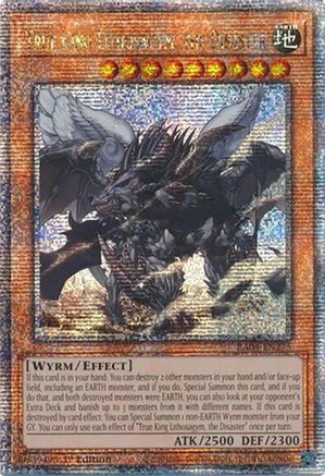 True King Lithosagym, the Disaster [RA04-EN275] Quarter Century Secret Rare