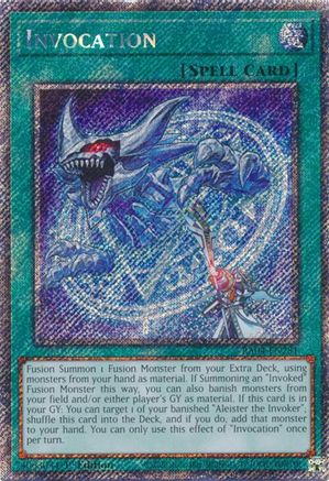 Invocation [RA04-EN281] Platinum Secret Rare - Yu-Gi-Oh! - Card Brawlers | Quebec | Canada |