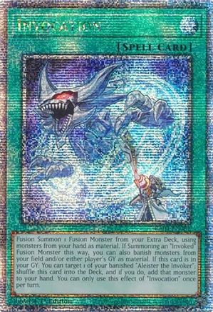 Invocation [RA04-EN281] Quarter Century Secret Rare - Yu-Gi-Oh! - Card Brawlers | Quebec | Canada |