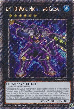 D/D/D Wave High King Caesar [RA04-EN290] Platinum Secret Rare - Yu-Gi-Oh! - Card Brawlers | Quebec | Canada |