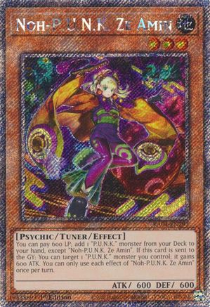Noh-P.U.N.K. Ze Amin [RA04-EN293] Platinum Secret Rare - Yu-Gi-Oh! - Card Brawlers | Quebec | Canada |