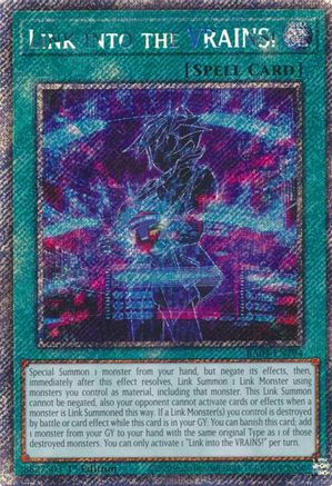 Link into the VRAINS! [RA04-EN294] Platinum Secret Rare - Yu-Gi-Oh! - Card Brawlers | Quebec | Canada |