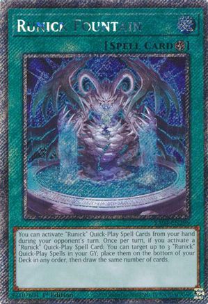 Runick Fountain [RA04-EN296] Platinum Secret Rare - Yu-Gi-Oh! - Card Brawlers | Quebec | Canada |