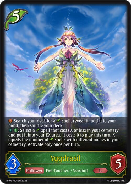 Yggdrasil (BP09-001EN) [Duet of Dawn and Dusk] - Bushiroad - Card Brawlers | Quebec | Canada |