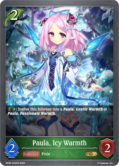 Paula, Icy Warmth (BP09-004EN) [Duet of Dawn and Dusk] - Bushiroad - Card Brawlers | Quebec | Canada |