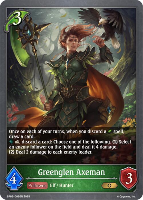 Greenglen Axeman (BP09-006EN) [Duet of Dawn and Dusk] - Bushiroad - Card Brawlers | Quebec | Canada |