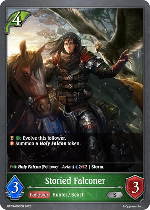 Storied Falconer (BP09-008EN) [Duet of Dawn and Dusk] - Bushiroad - Card Brawlers | Quebec | Canada |