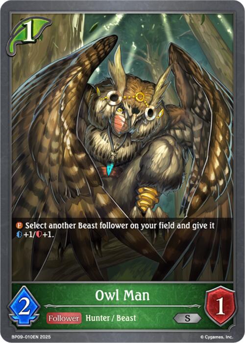 Owl Man (BP09-010EN) [Duet of Dawn and Dusk] - Bushiroad - Card Brawlers | Quebec | Canada |