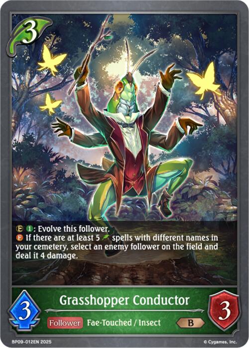 Grasshopper Conductor (BP09-012EN) [Duet of Dawn and Dusk] - Bushiroad - Card Brawlers | Quebec | Canada |
