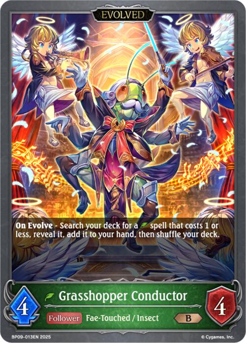 Grasshopper Conductor (Evolved) (BP09-013EN) [Duet of Dawn and Dusk] - Bushiroad - Card Brawlers | Quebec | Canada |