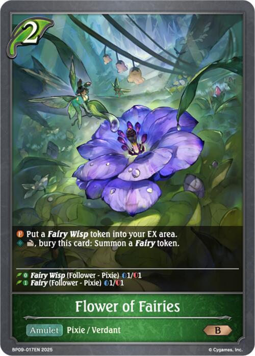 Flower of Fairies (BP09-017EN) [Duet of Dawn and Dusk] - Bushiroad - Card Brawlers | Quebec | Canada |