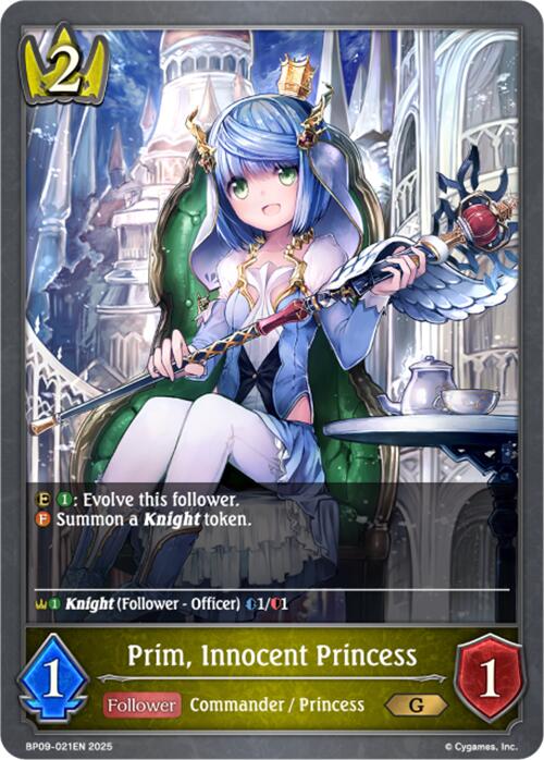 Prim, Innocent Princess (BP09-021EN) [Duet of Dawn and Dusk] - Bushiroad - Card Brawlers | Quebec | Canada |