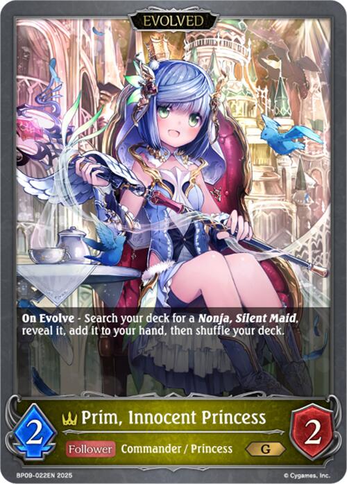 Prim, Innocent Princess (Evolved) (BP09-022EN) [Duet of Dawn and Dusk] - Bushiroad - Card Brawlers | Quebec | Canada |