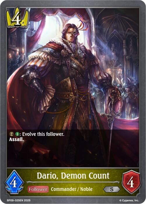 Dario, Demon Count (BP09-025EN) [Duet of Dawn and Dusk] - Bushiroad - Card Brawlers | Quebec | Canada |