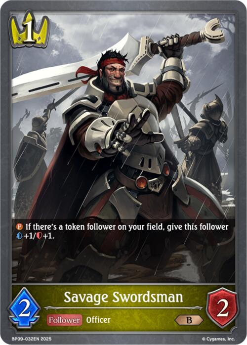 Savage Swordsman (BP09-032EN) [Duet of Dawn and Dusk] - Bushiroad - Card Brawlers | Quebec | Canada |
