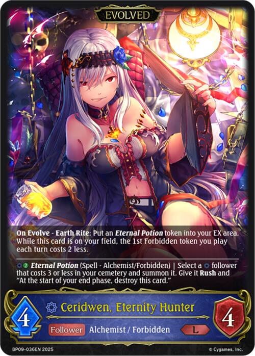 Ceridwen, Eternity Hunter (Evolved) (BP09-036EN) [Duet of Dawn and Dusk] - Bushiroad - Card Brawlers | Quebec | Canada |