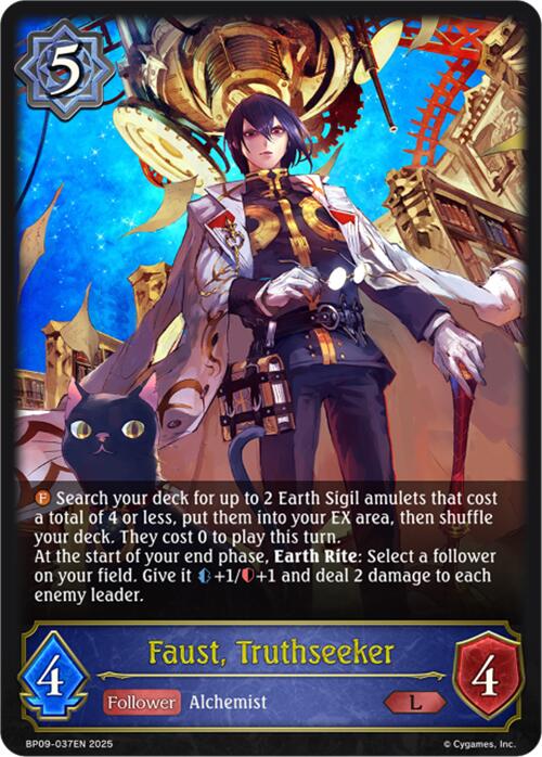 Faust, Truthseeker (BP09-037EN) [Duet of Dawn and Dusk] - Bushiroad - Card Brawlers | Quebec | Canada |