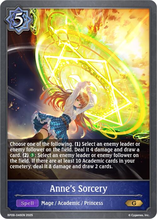 Anne's Sorcery (BP09-046EN) [Duet of Dawn and Dusk] - Bushiroad - Card Brawlers | Quebec | Canada |