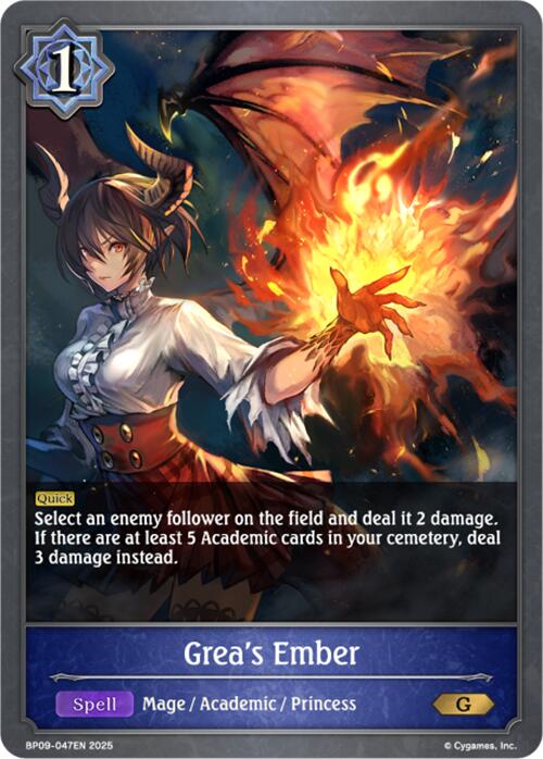 Grea's Ember (BP09-047EN) [Duet of Dawn and Dusk] - Bushiroad - Card Brawlers | Quebec | Canada |