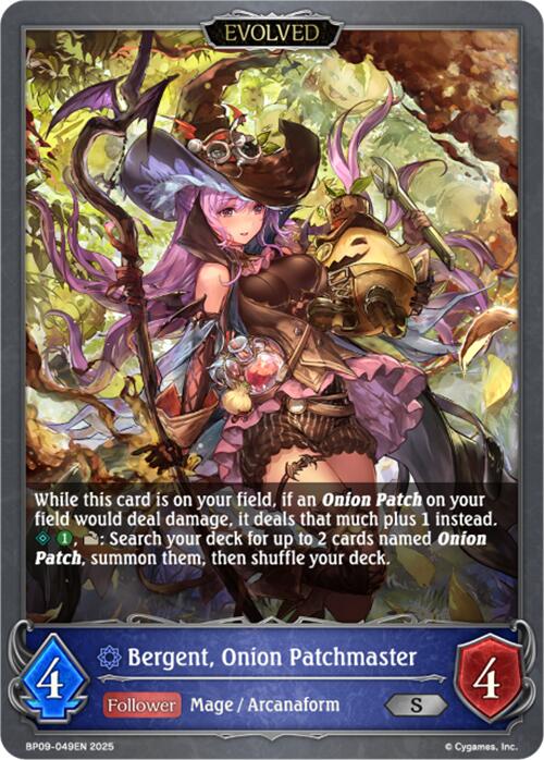 Bergent, Onion Patchmaster (Evolved) (BP09-049EN) [Duet of Dawn and Dusk] - Bushiroad - Card Brawlers | Quebec | Canada |