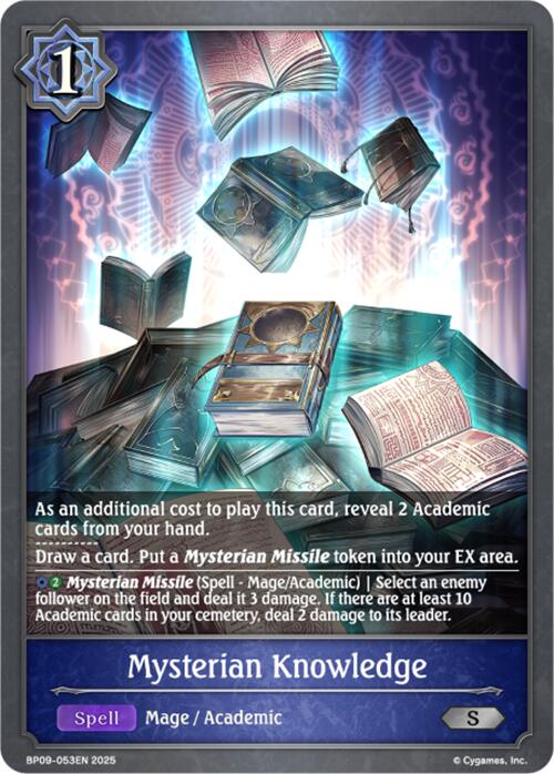 Mysterian Knowledge (BP09-053EN) [Duet of Dawn and Dusk] - Bushiroad - Card Brawlers | Quebec | Canada |