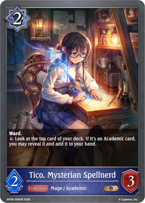 Tico, Mysterian Spellnerd (BP09-059EN) [Duet of Dawn and Dusk] - Bushiroad - Card Brawlers | Quebec | Canada |