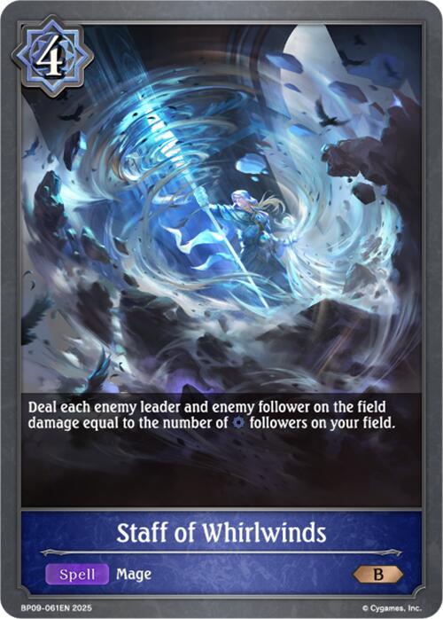 Staff of Whirlwinds (BP09-061EN) [Duet of Dawn and Dusk] - Bushiroad - Card Brawlers | Quebec | Canada |