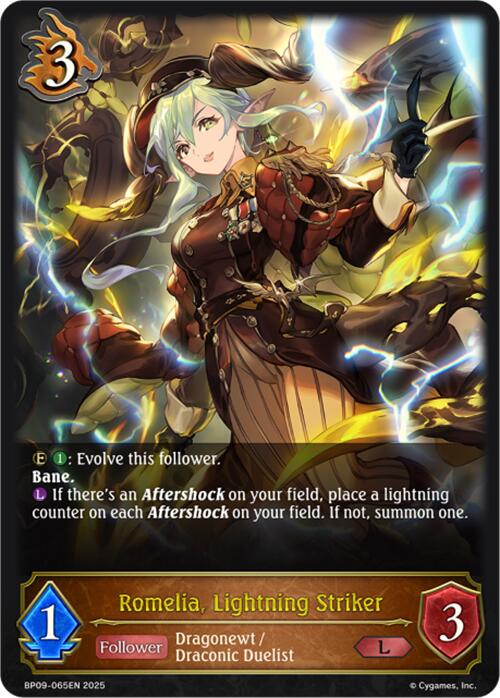 Romelia, Lightning Striker (BP09-065EN) [Duet of Dawn and Dusk] - Bushiroad - Card Brawlers | Quebec | Canada |