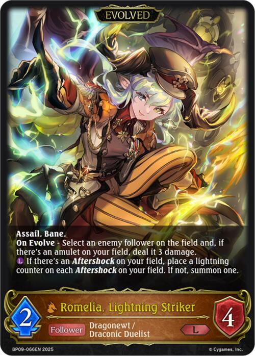 Romelia, Lightning Striker (Evolved) (BP09-066EN) [Duet of Dawn and Dusk] - Bushiroad - Card Brawlers | Quebec | Canada |