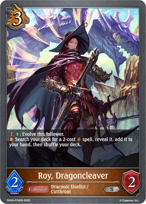 Roy, Dragoncleaver (Evolved) (BP09-075EN) [Duet of Dawn and Dusk] - Bushiroad - Card Brawlers | Quebec | Canada |