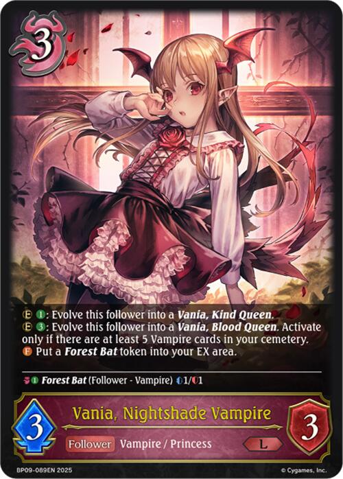 Vania, Nightshade Vampire (BP09-089EN) [Duet of Dawn and Dusk] - Bushiroad - Card Brawlers | Quebec | Canada |
