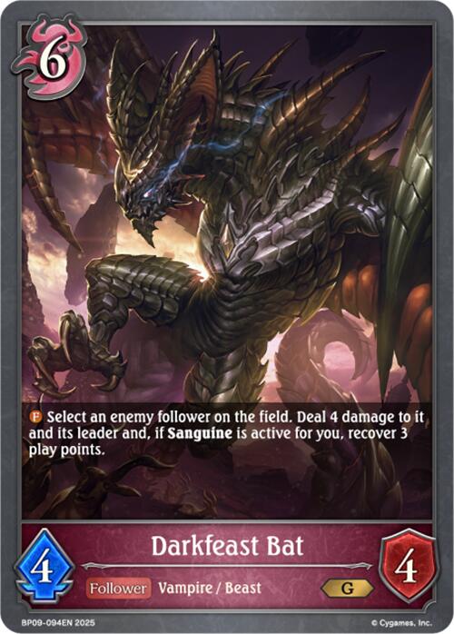 Darkfeast Bat (BP09-094EN) [Duet of Dawn and Dusk] - Bushiroad - Card Brawlers | Quebec | Canada |