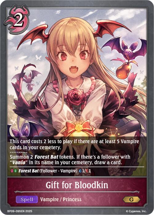 Gift for Bloodkin (BP09-095EN) [Duet of Dawn and Dusk] - Bushiroad - Card Brawlers | Quebec | Canada |