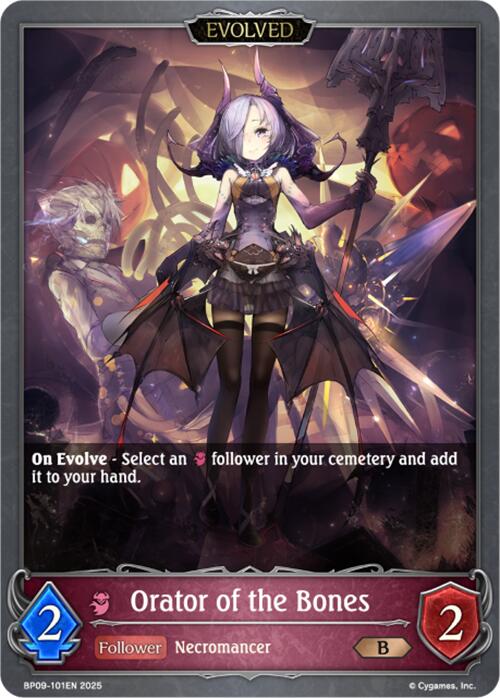 Orator of the Bones (Evolved) (BP09-101EN) [Duet of Dawn and Dusk] - Bushiroad - Card Brawlers | Quebec | Canada |