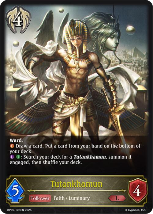 Tutankhamun (BP09-108EN) [Duet of Dawn and Dusk] - Bushiroad - Card Brawlers | Quebec | Canada |