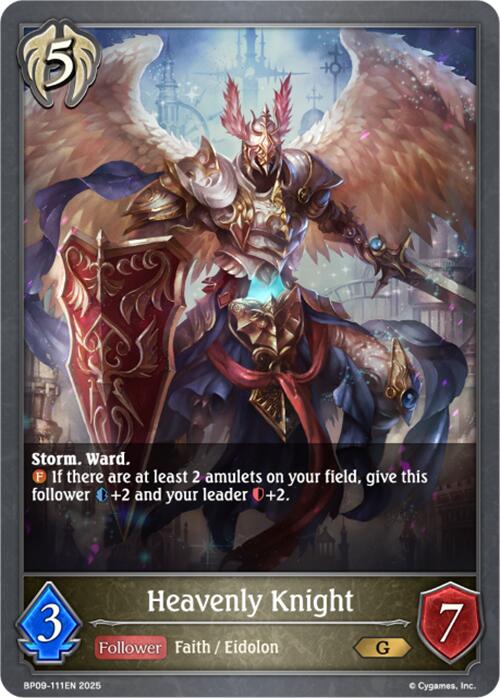 Heavenly Knight (BP09-111EN) [Duet of Dawn and Dusk] - Bushiroad - Card Brawlers | Quebec | Canada |