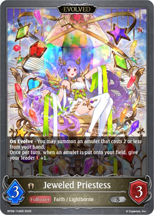 Jeweled Priestess (Evolved) (BP09-114EN) [Duet of Dawn and Dusk] - Bushiroad - Card Brawlers | Quebec | Canada |