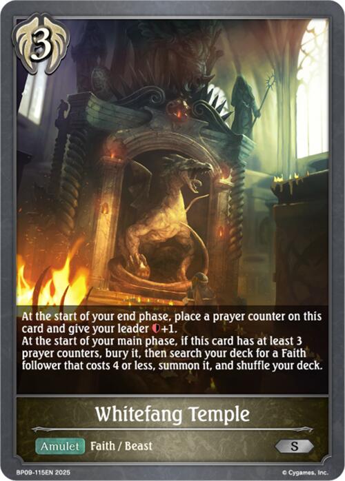 Whitefang Temple (BP09-115EN) [Duet of Dawn and Dusk] - Bushiroad - Card Brawlers | Quebec | Canada |