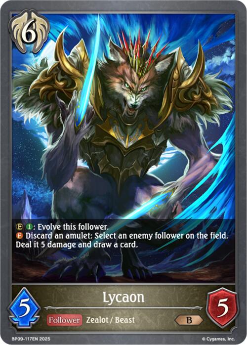 Lycaon (BP09-117EN) [Duet of Dawn and Dusk] - Bushiroad - Card Brawlers | Quebec | Canada |