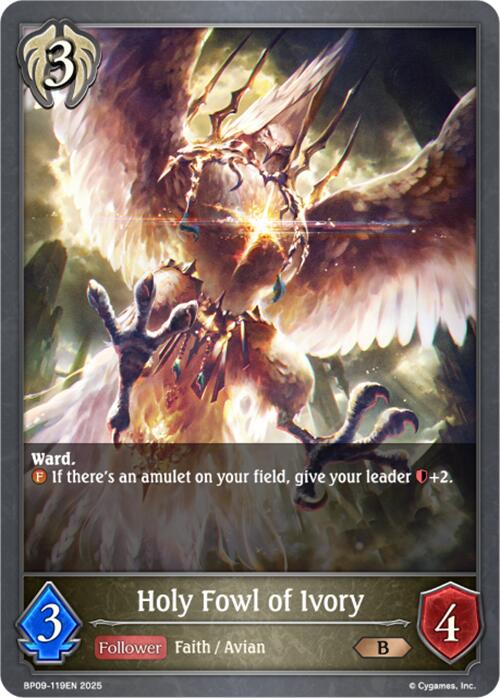 Holy Fowl of Ivory (BP09-119EN) [Duet of Dawn and Dusk] - Bushiroad - Card Brawlers | Quebec | Canada |